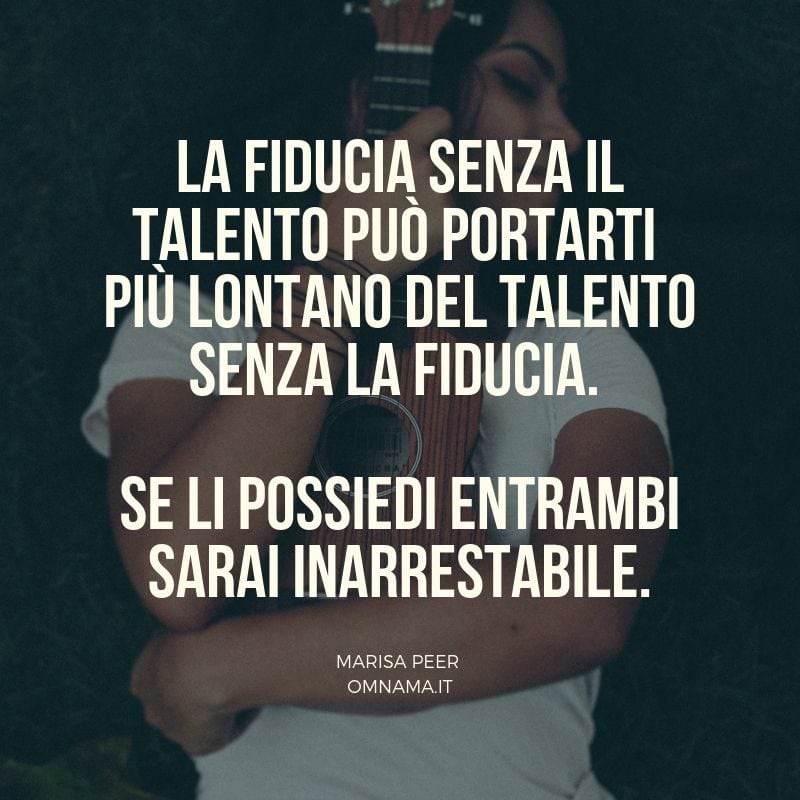 fiducia in se stessi